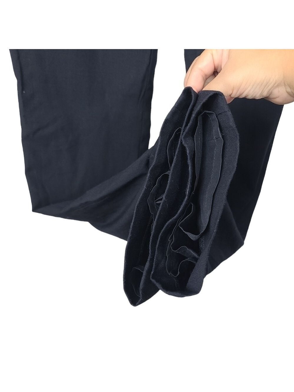Elie Tahari Navy Blue Virgin Wool Pants 4 - Picture 6 of 8